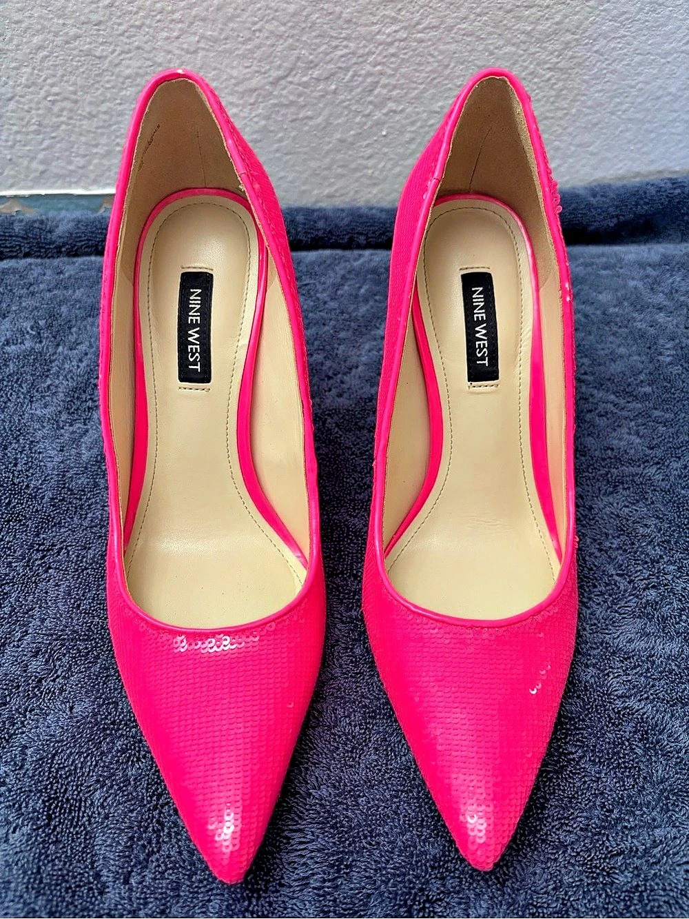 Nine West Pointed-Toe Stiletto Heels in Pink